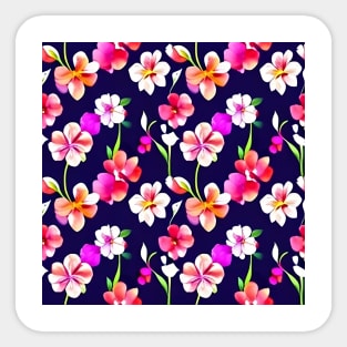 Wild flower, Flower pattern Sticker